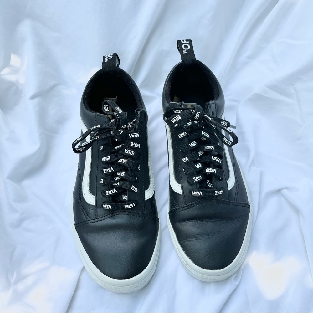 VANS | OLD SKOOL LEATHER SKATE SHOES OTW LETTER WEBBING MENS 7.5 WOMENS 9 - Picture 4 of 9